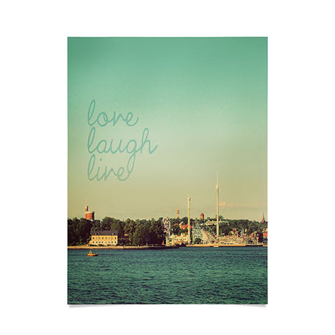 Happee Monkee Love Laugh Live Stockholm Poster