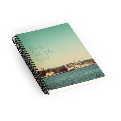 Happee Monkee Love Laugh Live Stockholm Spiral Notebook