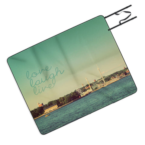 Happee Monkee Love Laugh Live Stockholm Picnic Blanket