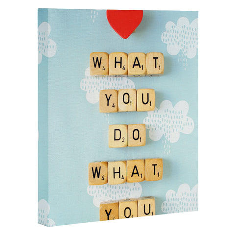 Happee Monkee Love What You Do Art Canvas