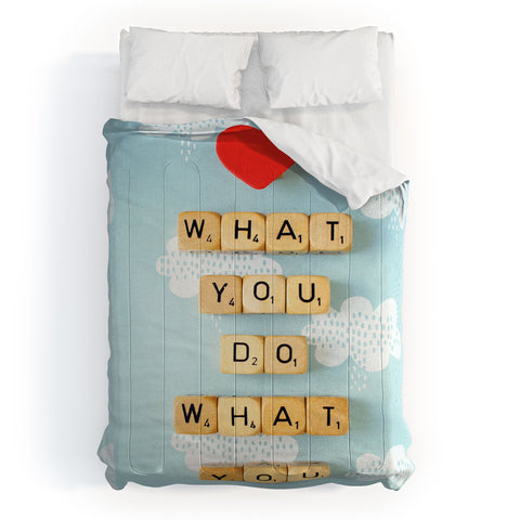 Happee Monkee Love What You Do Comforter