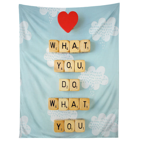 Happee Monkee Love What You Do Tapestry