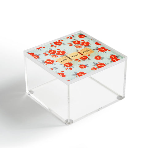 Happee Monkee Love Your Face Acrylic Box