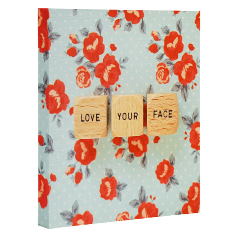 Happee Monkee Love Your Face Art Canvas