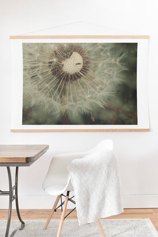 Happee Monkee Lucky Dandelion Art Print And Hanger