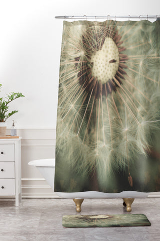 Happee Monkee Lucky Dandelion Shower Curtain And Mat