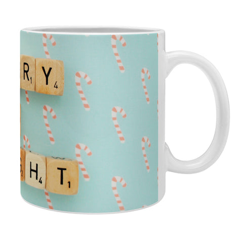 Happee Monkee Merry and Bright Candy Canes Coffee Mug