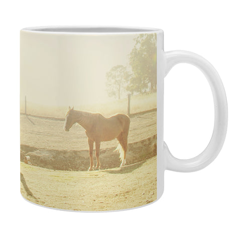 Happee Monkee Morning Horses Coffee Mug