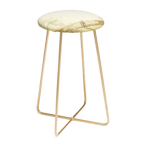 Happee Monkee Morning Horses Counter Stool