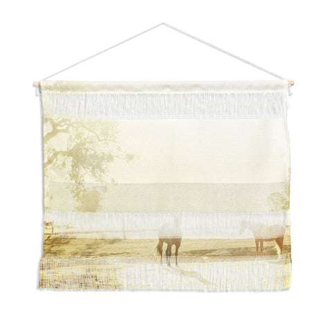 Happee Monkee Morning Horses Wall Hanging Landscape