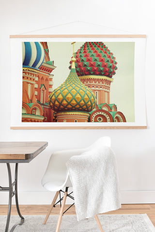 Happee Monkee Moscow Onion Domes Art Print And Hanger
