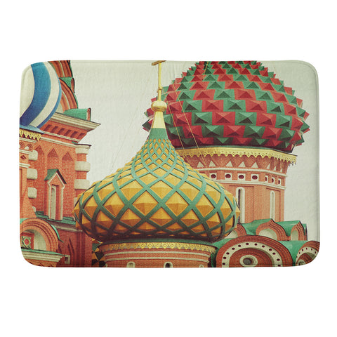 Happee Monkee Moscow Onion Domes Memory Foam Bath Mat