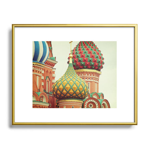 Happee Monkee Moscow Onion Domes Metal Framed Art Print