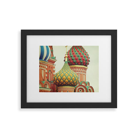 Happee Monkee Moscow Onion Domes Framed Art Print