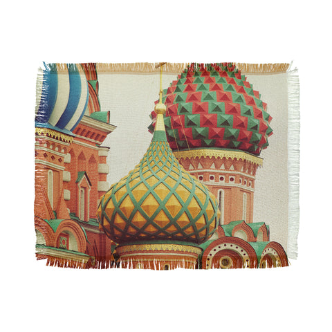 Happee Monkee Moscow Onion Domes Throw Blanket