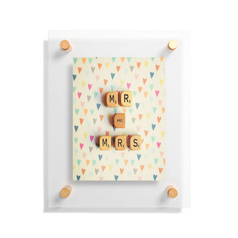 Happee Monkee Mr And Mrs Floating Acrylic Print