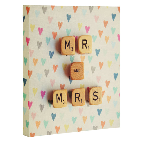 Happee Monkee Mr And Mrs Art Canvas