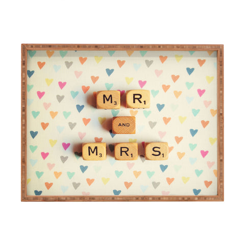 Happee Monkee Mr And Mrs Rectangular Tray