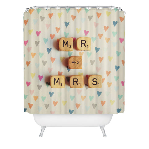 Happee Monkee Mr And Mrs Shower Curtain