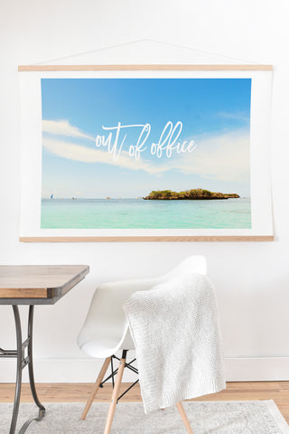 Happee Monkee Out Of Office Beach Series Art Print And Hanger