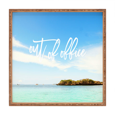 Happee Monkee Out Of Office Beach Series Square Tray