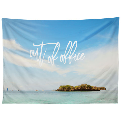 Happee Monkee Out Of Office Beach Series Tapestry