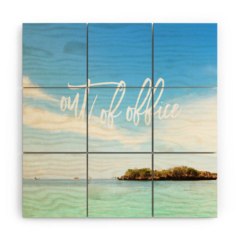 Happee Monkee Out Of Office Beach Series Wood Wall Mural