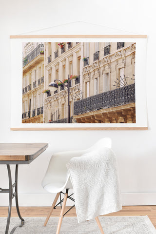 Happee Monkee Paris Balconies Art Print And Hanger
