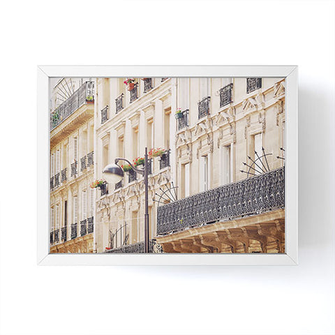 Happee Monkee Paris Balconies Framed Mini Art Print