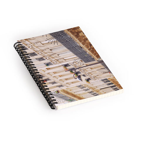 Happee Monkee Paris Balconies Spiral Notebook