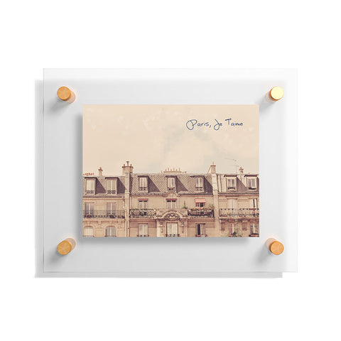 Happee Monkee Paris Je Taime Floating Acrylic Print