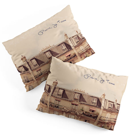 Happee Monkee Paris Je Taime Pillow Shams
