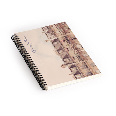 Happee Monkee Paris Je Taime Spiral Notebook