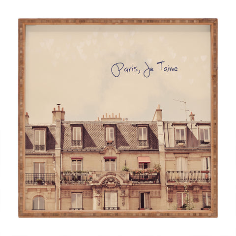 Happee Monkee Paris Je Taime Square Tray