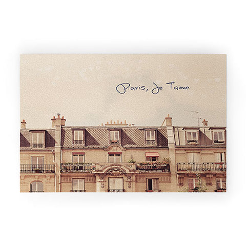 Happee Monkee Paris Je Taime Welcome Mat
