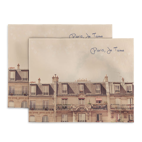 Happee Monkee Paris Je Taime Placemat