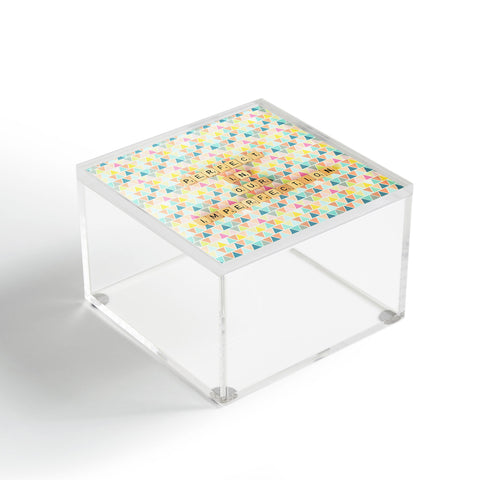 Happee Monkee Perfection In Our Imperfection Acrylic Box