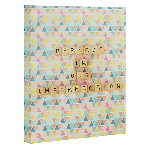 Happee Monkee Perfection In Our Imperfection Art Canvas
