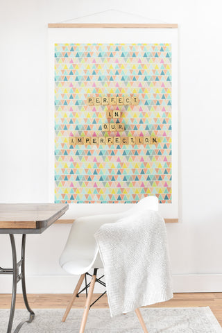 Happee Monkee Perfection In Our Imperfection Art Print And Hanger