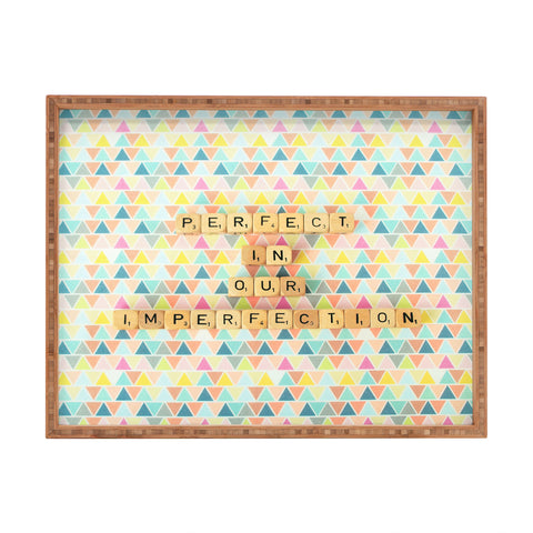 Happee Monkee Perfection In Our Imperfection Rectangular Tray