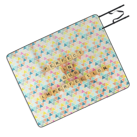 Happee Monkee Perfection In Our Imperfection Picnic Blanket