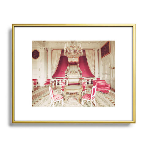 Happee Monkee Pink Princess Bedroom Metal Framed Art Print