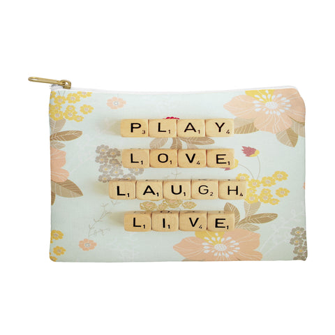 Happee Monkee Play Love Laugh Live Pouch