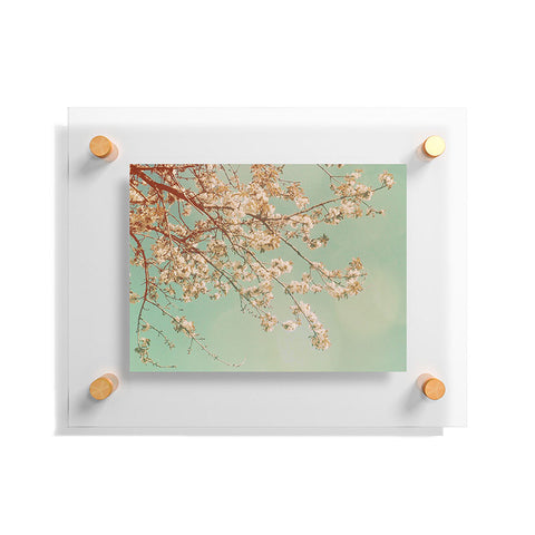 Happee Monkee Plum Blossoms Floating Acrylic Print