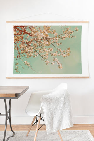 Happee Monkee Plum Blossoms Art Print And Hanger