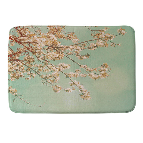 Happee Monkee Plum Blossoms Memory Foam Bath Mat