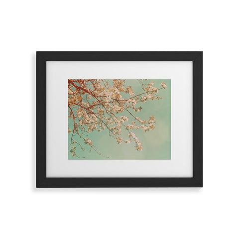 Happee Monkee Plum Blossoms Framed Art Print