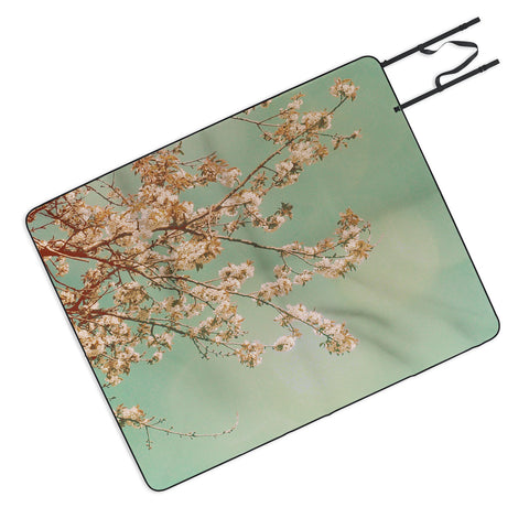 Happee Monkee Plum Blossoms Picnic Blanket