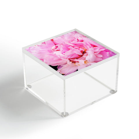 Happee Monkee Pretty Pink Peony Acrylic Box