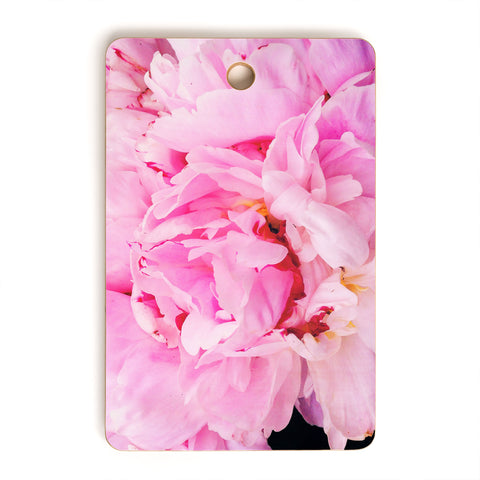 Happee Monkee Pretty Pink Peony Cutting Board Rectangle